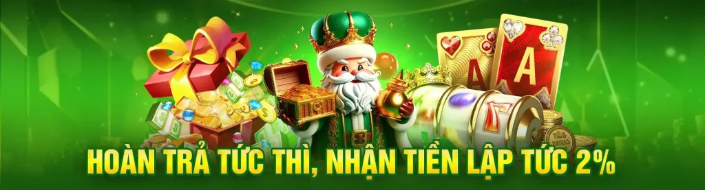 LT88 hoàn trả tức thì 2% cược
